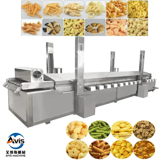 Linea di produzione industriale automatica di popcorn per la linea di lavorazione degli snack